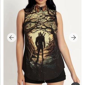 GWENT JOURNEY GERALT CARDBACKS BUSINESS TIME SHIRT THE WITCHER BLACKMILK SIZE M